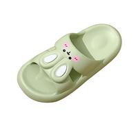 Hausschuhe Damen Damenschuhe Frauen Hausschuhe Sommer Muster Mode Cartoon niedlichen Kaninchen Dicke Sohle Flache rutschfeste Bequeme Hausschuhe Luftige Schuhe Damen