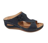 Hausschuhe Damen Elegante Schöne Große Größe Europa Und Die Vereinigten Staaten Lässig Hang Mit Erwachsenen Sale Angebote Sommer Hausschuhe Ein Wort Sandalen Günstig Badeschlappen Leichte Bequeme