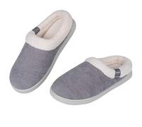 Hausschuhe Damen Herren Plüsch Hochwertig Thermo Winter Slippers Ehepaar Cozy Gegen Lärm Schlappen Pantoffeln, Haus Besucherhausschuhe Hauslatschen