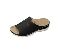 Hausschuhe Damen Mit Orthopädie Top Angebote Sandalen Leicht Robuste Große Flache Strand Keilabsatz Und Offener Spitze Sale Badeschuhe Schlappen Wasserfest Rutschfest Badelatschen Elegant Pantoletten