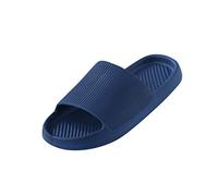 Hausschuhe Damen Sommer Offen: Badelatschen Damen Rutschfest Zehentranner Sommer Paare Baden Nicht-Hausschuhe Weiche Soled Super Home Outdoor Slip Dicker Damen Herren Badeschuhe-Badeschlappen-Slippers