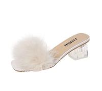 Hausschuhe Damen Sommer Offen Damen Sandalen Mit Absatz Elegant Sexy Absatzschuhe Blockabsatz Abendschuhe Hochzeit Sommerschuhe Vintage Damenschuhe/Sandaletten/Strandsandalen/Plateau Sandalen