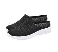 Hausschuhe Für Einlagen Geeignet, Orthopädische Schuhe Damen Sandalen | Garten Clogs Mesh Sandalen Schuhe Walkingschuhe Leichte rutschfest Flache Sohle Sommerschuhe Slip-On Freizeitschuhe