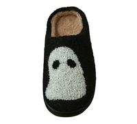 Hausschuhe Halloween Bequem Weichen Sohlen Hausschuhe Winter Winterfest Slipper Warm Fleece Gefüttert Pantoffeln Fluffy Plüsch Schlappen Lustige Tiere Hausschlappen Dicke Rutschfest Hauspantoffeln