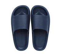 Hausschuhe Herren, Sommer Dicke Sohlen Flache Sandalen Weich Rutschfest Badeschuhe Slippers Men's Summer Duschschuhe Ultraleicht Pantoffeln Herren Beach Sandals Innen-und Außenbereich