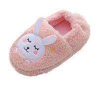 Hausschuhe Kinder Junge Mädchen Winter Plüsch Baumwolle Warme Pantoffeln Weiche Slippers Cartoon Tier Hausschuhe 23 24 25 26 27 28 30 31 32 33 Kleinkind Rutschfest Gummisohle Schuhe 2-9 Jahre