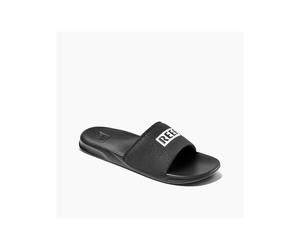 Hausschuhe REEF - One Slide Reef Black White (REEF BLACK WHITE) Größe: 44