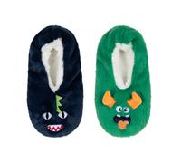 Haussocken CAMANO "warm & cozy", Kinder, Gr. 25 (28), grün (fern grün), Polyester, unifarben, Socken, mit elastischem Bund (67564048-25) fern grün