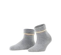 Haussocken ESPRIT "Cozy", Damen, Gr. 35-38, middle grau melange, Materialmix, normal, Socken, mit verstärkten Belastungszonen atmungsaktiv, geruchshemmend (27755758-35) middle grau melange