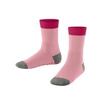 Haussocken ESPRIT "Cozy Memphis", Mädchen, Gr. 35-38, rosa (flamingo), Baumwollmischung, unifarben, normal, Socken, mit Anti-Rutsch-Noppen, for Kids, Cotton-Mix (45814645-35) flamingo