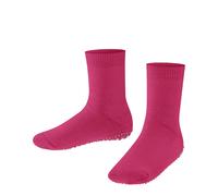 Haussocken FALKE "Catspads", Kinder, Gr. 35-38, lila (fuchsia (8856)), Obermaterial: 70% Baumwolle CO. 18% Wolle WO. 11% Polyamid PA. 1% Elasthan EL., Socken (95465301-35) fuchsia (8856)