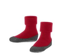 Haussocken FALKE "Cosyshoe Kids", Mädchen, Gr. 33-34, rot (rot pepper), Obermaterial: 90% Schurwolle, 10% Polyamid, Socken, mit Noppendruck atmungsaktiv,klimaregulierend, geruchshemmend (29195758-33)