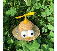 Haustier-Hut, Hundekostüm, Sonnenkappe, für den Außenbereich, handgewebt, Stroh, Welpen, Foto-Requisiten, Hüte, Zubehör, Hüte für kleine Tiere, Katzen, Hunde