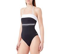 Haute Pression Damen T1004 Co1 Badeanzug, schwarz/weiß, 46