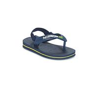 Havaianas Baby Brasil Logo II Unisex Kinder FlipFlop Navy Blue/Citrus Yellow 20 EU