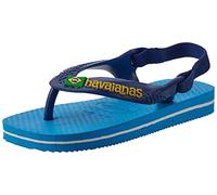 Havaianas Baby Brasil Logo II, Zehentrenner Unisex Baby, Blau, 22 EU