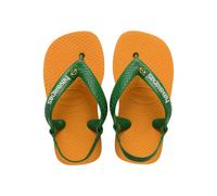 Havaianas Unisex Baby Brasil Logo II Flipflop, Orange Citrus, 19 EU