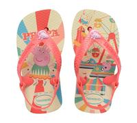 Havaianas - Baby Peppa Pig, Bequeme und sichere Flip-Flops für Babys, Peppa-Pig-Design, rutschfeste und wasserresistente Sohle, Unisex