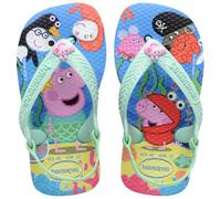 Havaianas Unisex Baby Peppa Pig Flipflop, Lavender Blue, 22 EU