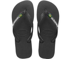Havaianas Brasil Logo Black 33/34