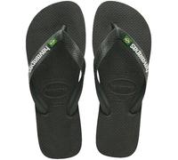 Havaianas Unisex Flip-Flops Brasil Logo dunkelgrün Größe 43/44