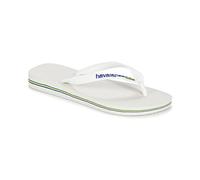 Havaianas - Brasil Logo, ikonische, bequeme und langlebige Badelatschen mit Brasilien- Flagge und rutschfester Sohle mit farbigen Streifen, Unisex-Erwachsene