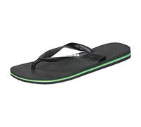 Havaianas - Brasil Logo, ikonische, bequeme und langlebige Badelatschen mit Brasilien- Flagge und rutschfester Sohle mit farbigen Streifen, Unisex-Erwachsene
