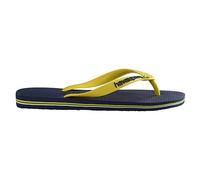 Havaianas - Brasil Logo, ikonische, bequeme und langlebige Badelatschen mit Brasilien- Flagge und rutschfester Sohle mit farbigen Streifen, Unisex-Erwachsene