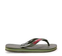 Havaianas - Brasil Logo, ikonische, bequeme und langlebige Badelatschen mit Brasilien- Flagge und rutschfester Sohle mit farbigen Streifen, Unisex-Erwachsene