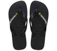 Havaianas Brasil Logo (Mini Me) Unisex Kinder FlipFlop Black/Black 31 EU