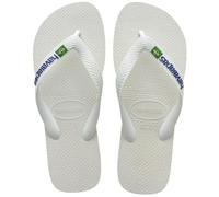 Havaianas Unisex Kinder Brasil Logo (Mini Me) Zehentrenner, Weiß, 25/26 EU