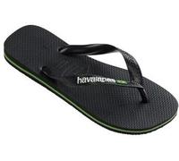 Havaianas Brasil Logo Schwarz Gr 45/46
