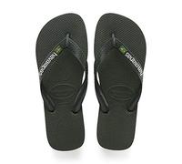 Havaianas Brasil Logo Zehensandalen Damen Olive - 35/36 - Zehensandalen Shoes
