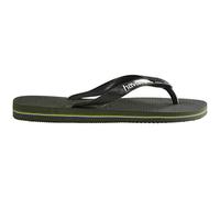 Havaianas Brasil Logo Zehensandalen Herren Schwarz Zehensandalen Shoes