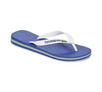 Havaianas Brasil Logo Zehensandalen Herren Weiss/Marine - 45/46 - Zehensandalen Shoes
