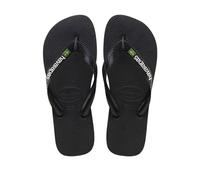 Havaianas Brasil Logo - Zehensandalen - Unisex 37/38 BR Black