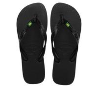Havaianas Brasil Unisex FlipFlop Black 45 EU