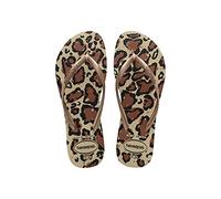 Havaianas Damen Slim Animals Flip flops, Sandgrau / Roségold 37/38 EU