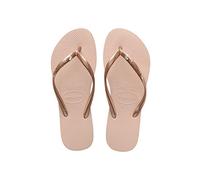 Havaianas Damen Slim Crystal Glamour Swarovski Flip flops, Ballettrose 33/34 EU