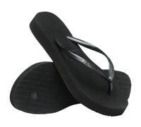 Havaianas Damen Slim Flatform Flip Flop Sandalen, Schwarz