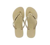 Havaianas Damen-flip Flops Frau Slim Glitter Ii Gold 35/36