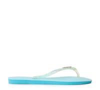 Havaianas Damen Slim Glitter Flourish Zehentrenner,Blau (Nautical Blue),41/42 EU