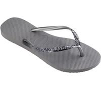 Havaianas Damen Slim Glitter Flourish Zehentrenner,Grau (Steel Grey),35/36 EU