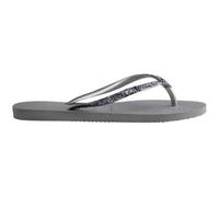 Havaianas Damen Slim Glitter Flourish Zehentrenner,Grau (Steel Grey),41/42 EU