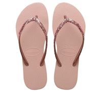 Havaianas Damen Slim Glitter Flourish Zehentrenner,Rosa (Golden Blush),37/38 EU