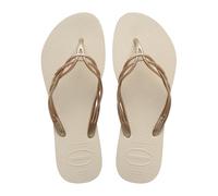 Havaianas Women's Flash Sweet Flip-Flop, Beige Straw/Sand/Beige Straw, 37/38 EU, Beige Stroh Sand Beige Stroh, 4.5/5 UK