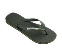 Havaianas Flip Flops Brasil Logo Green Olive EU45/46