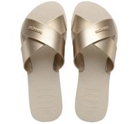 Havaianas - Women's Aqua Metallic - Sandalen, Gr. 37-38 Brazil 35/36, beige (Beige)