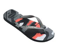 Havaianas HAV Damen Zehentrenner Top Camu Black Moss 37 38, New Graphite, 37/38