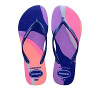 Havaianas Hav. Slim Palette Glow Velvet Rose Flip Flops, marineblau, 9 UK Child